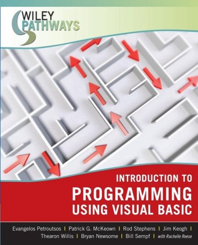 Wiley Pathways Introduction To Programming Using Visual Basic