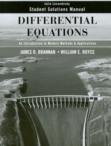 Differential Equations, Student Solutions Manual