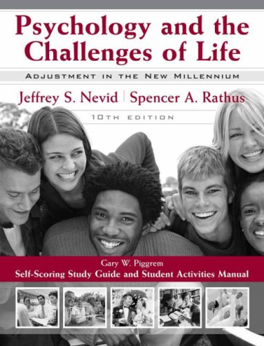 Psychology And The Challenges Of Life, Study Guide: Adjustment To The New Millennium