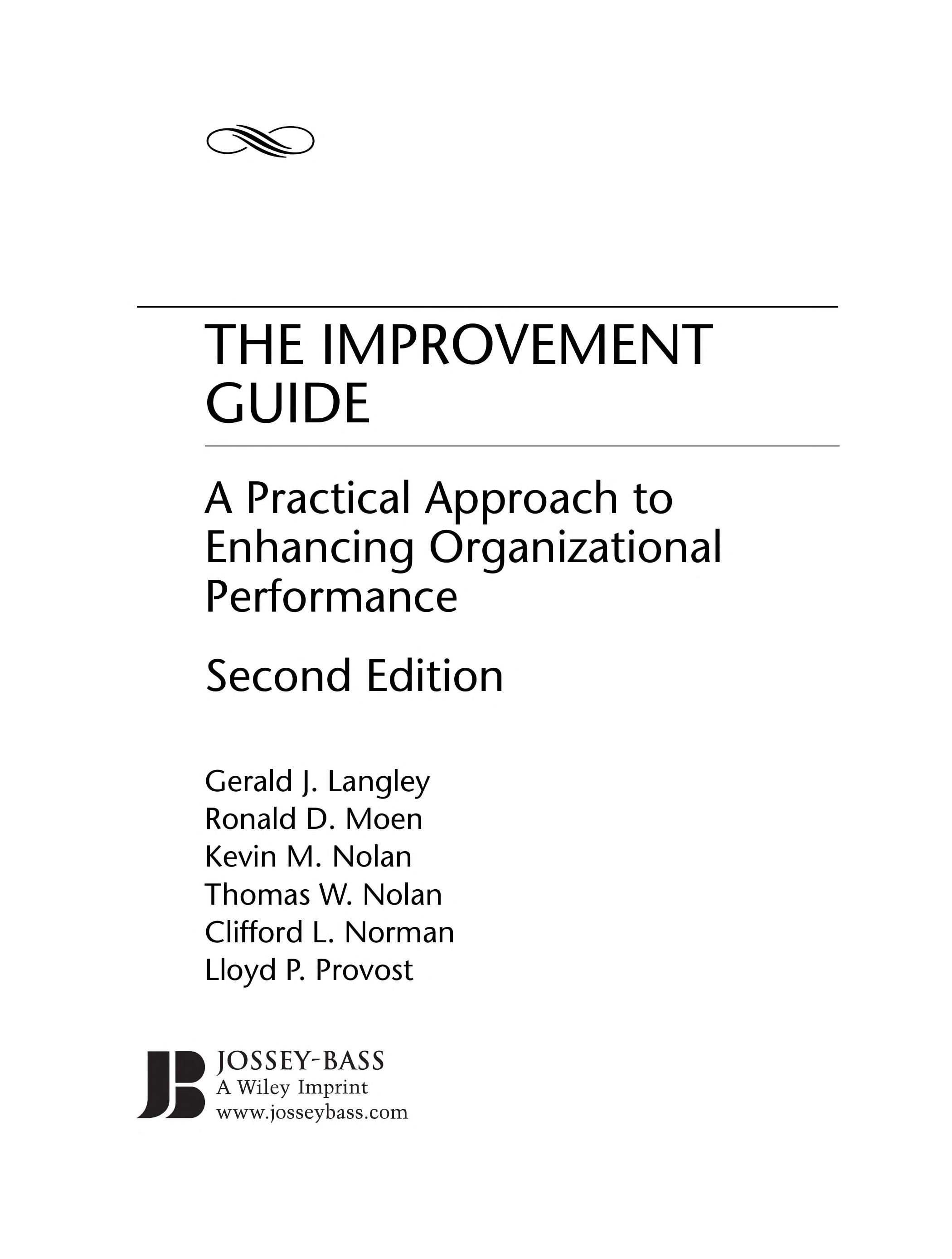 The Improvement Guide