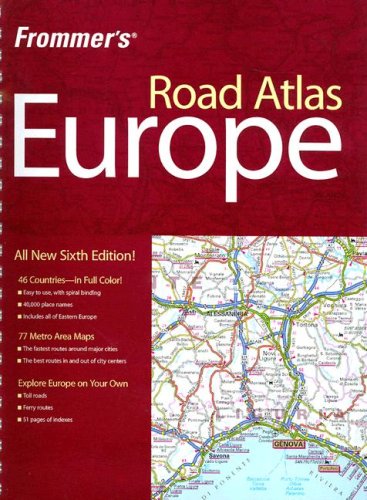 Frommer'S Road Atlas Europe