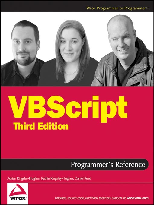 Vbscript Programmer's Reference