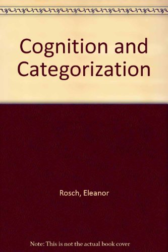 Cognition and Categorization