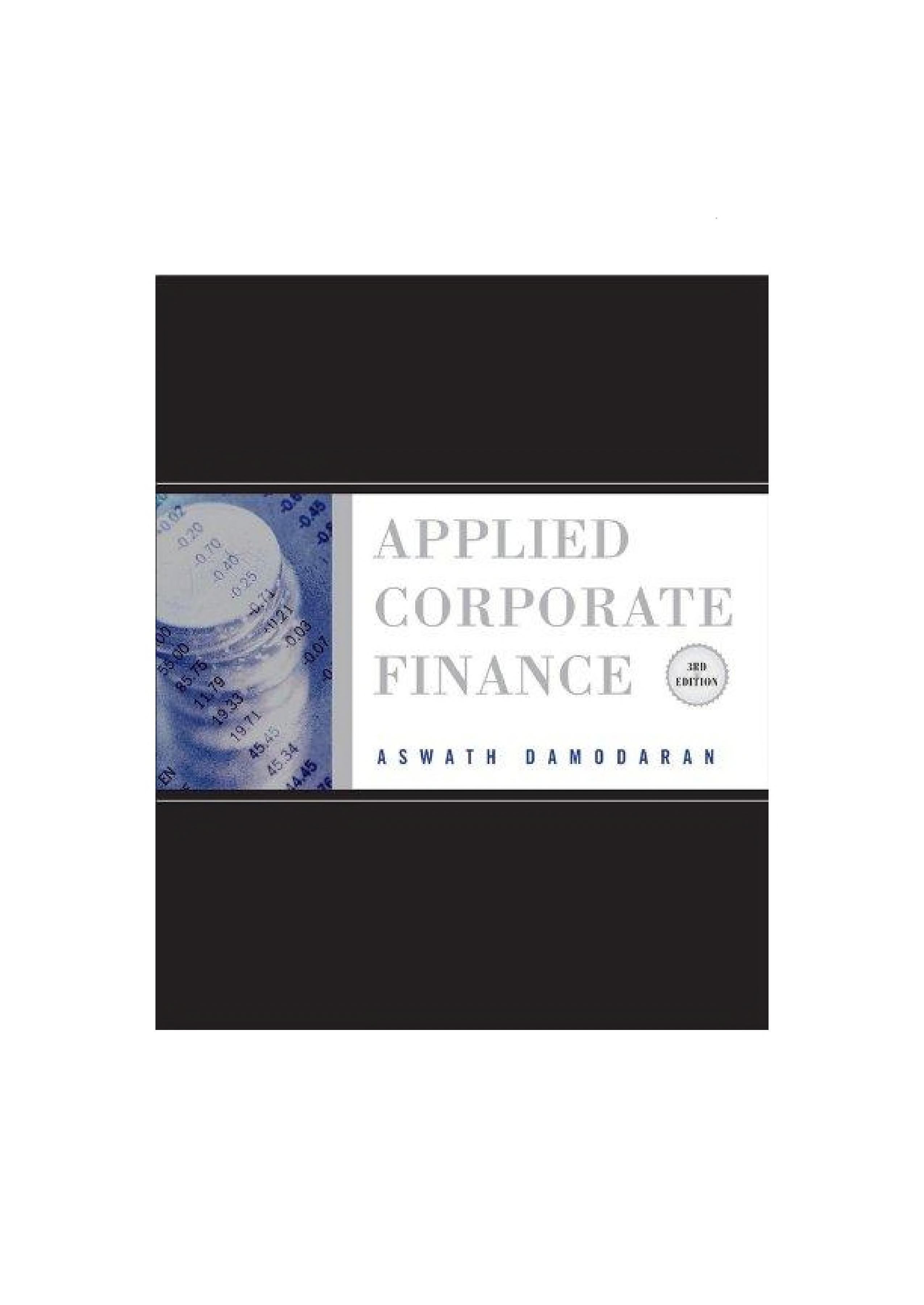 Applied Corporate Finance