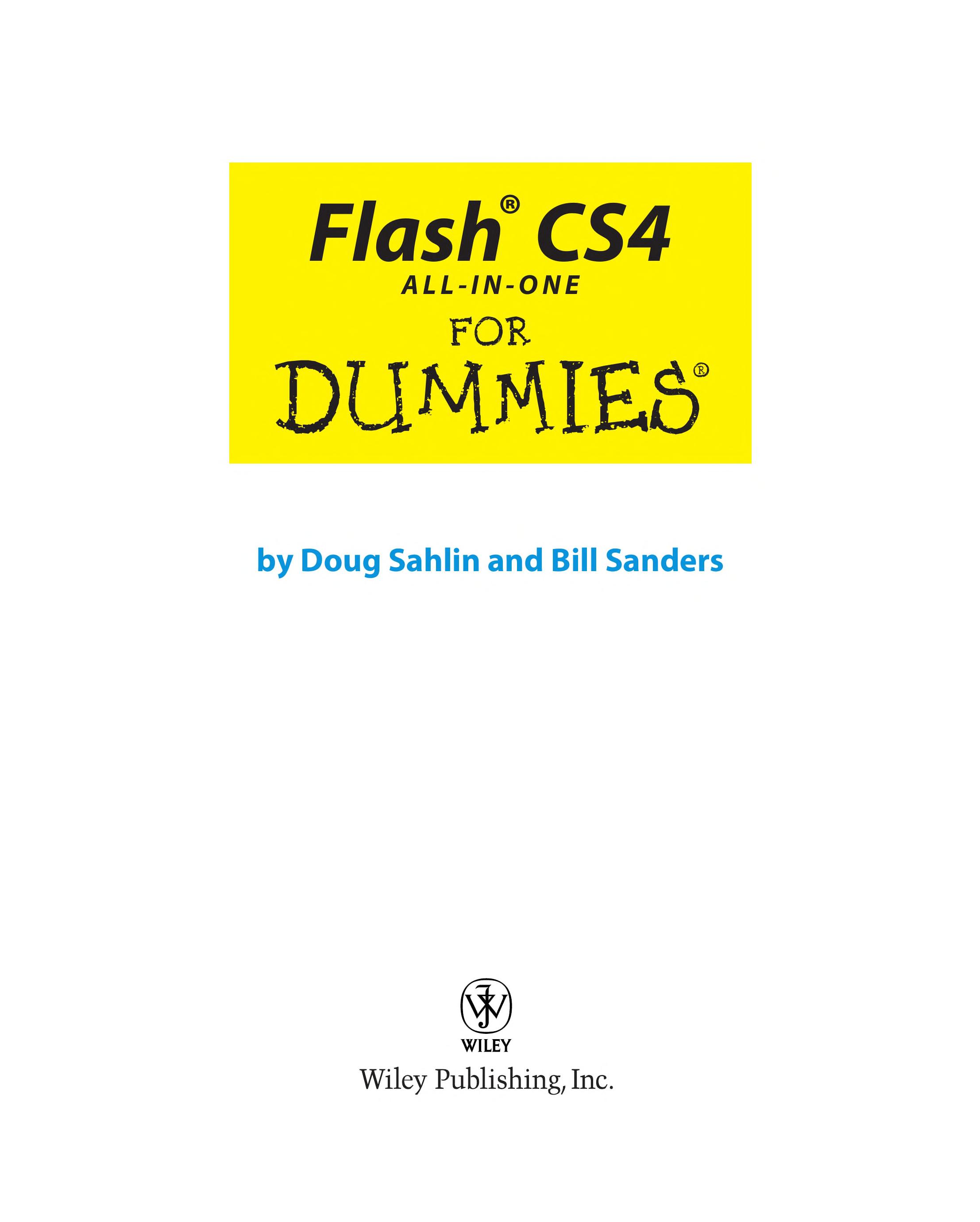 Flash CS4 All-In-One For Dummies
