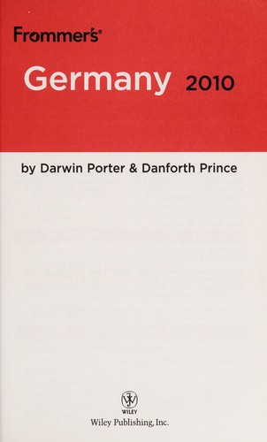 Frommer'S Germany 2010