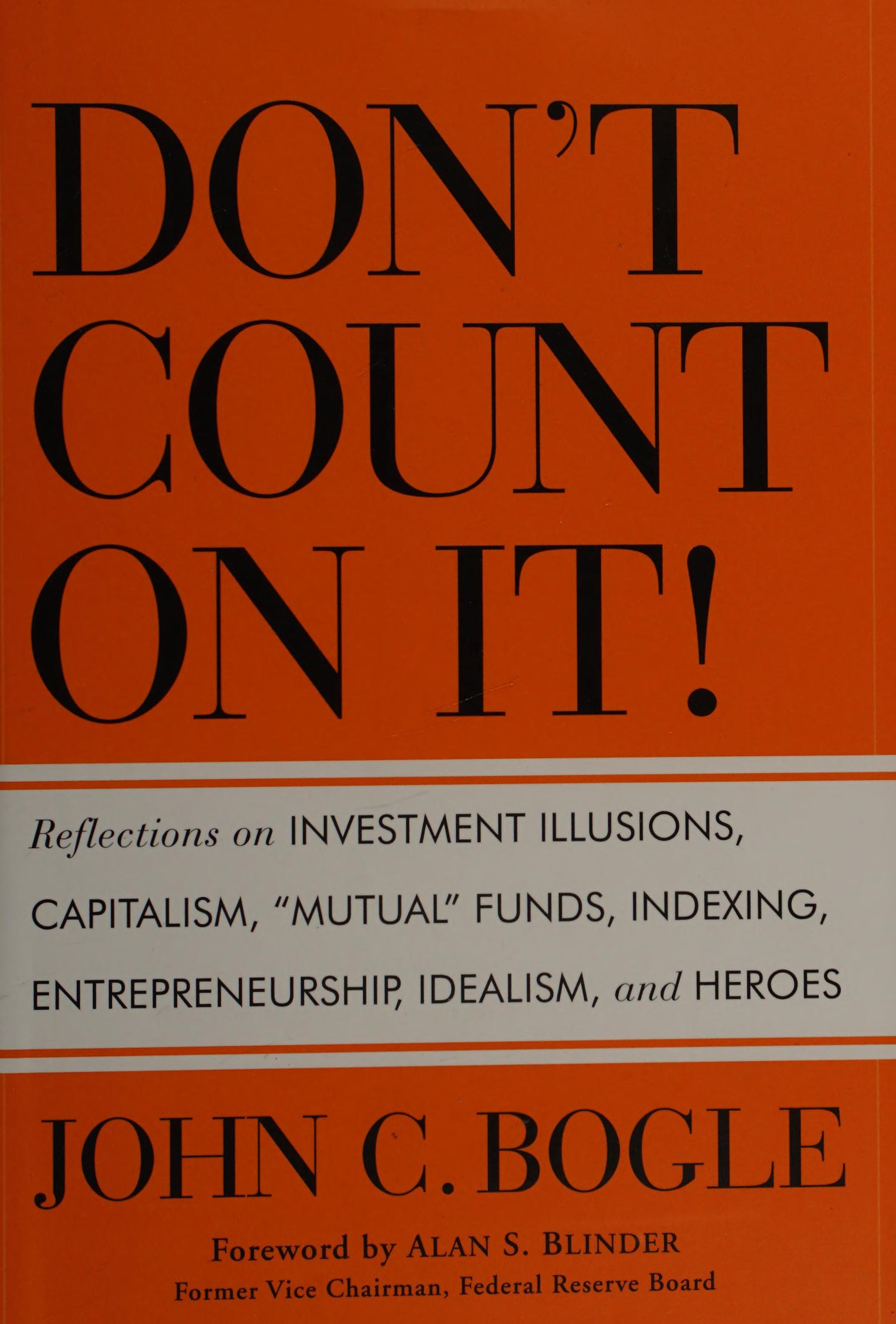 Don't Count on It!