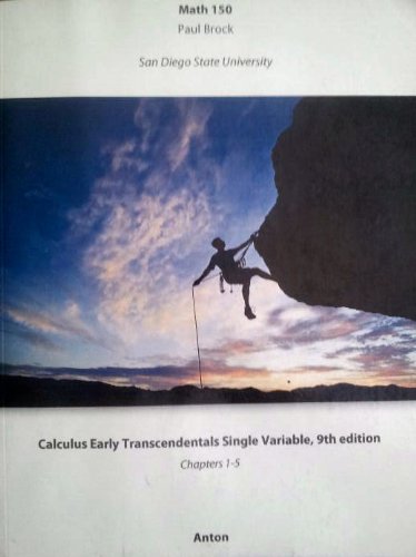 Calculus Early Transcendentals Single Variable