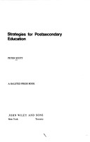 Strategies for Postsecondary Education