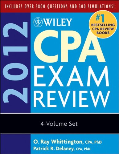 Wiley CPA Exam Review 2012, 4-Volume Set