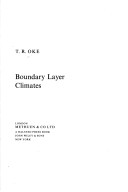 Boundary Layer Climates