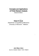 Concepts And Applications Of Finite Element Analysis