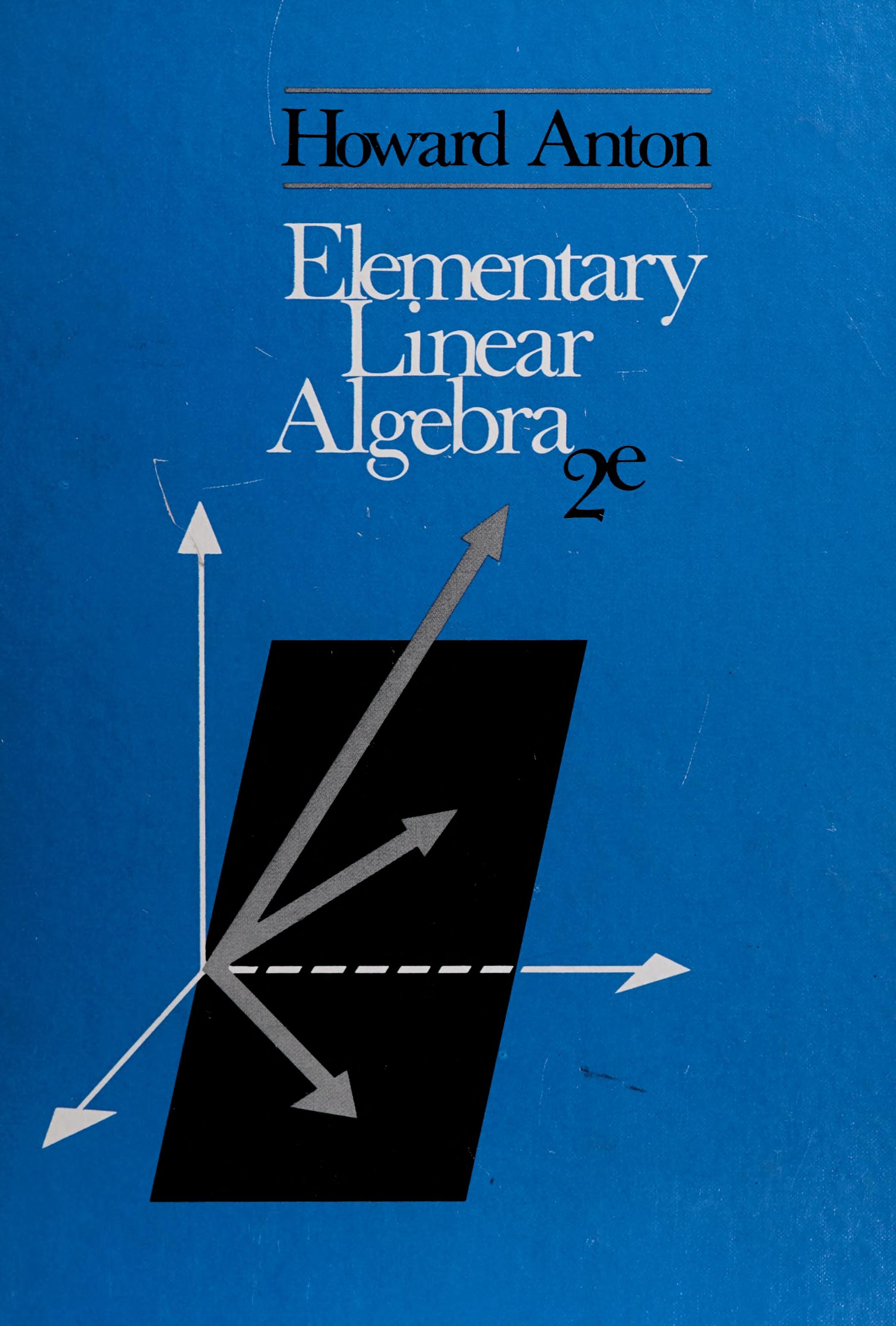 Elementary Linear Algebra