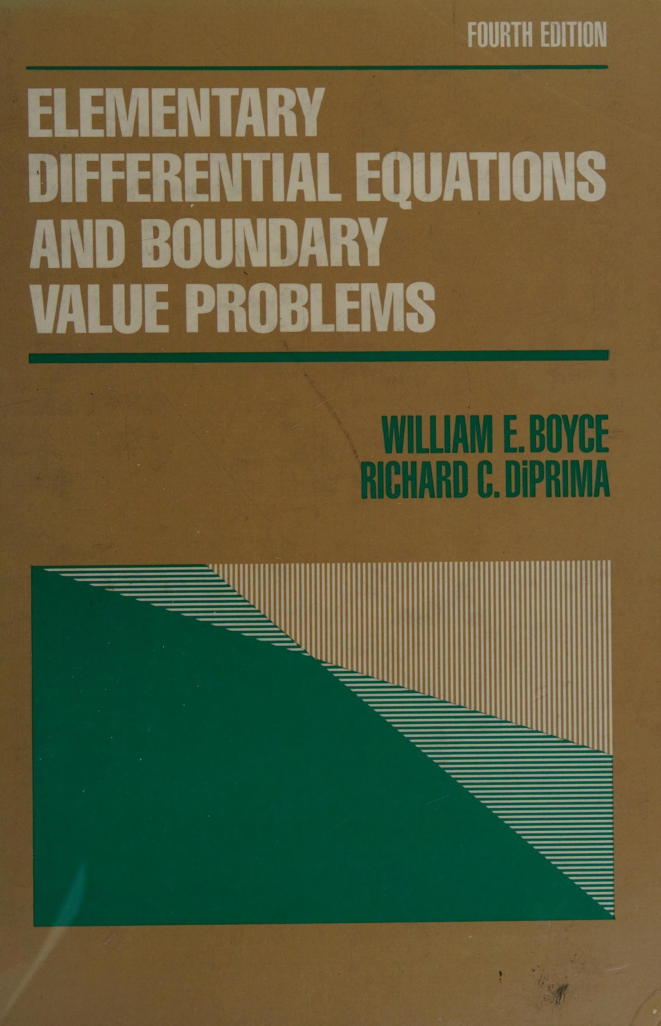 Elementary Differential Equations and Boundary Value Problems