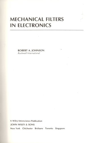 Mechanical Filters in Electronics
