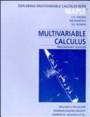 Multivariable Calculus, Preliminary Edition, Maple