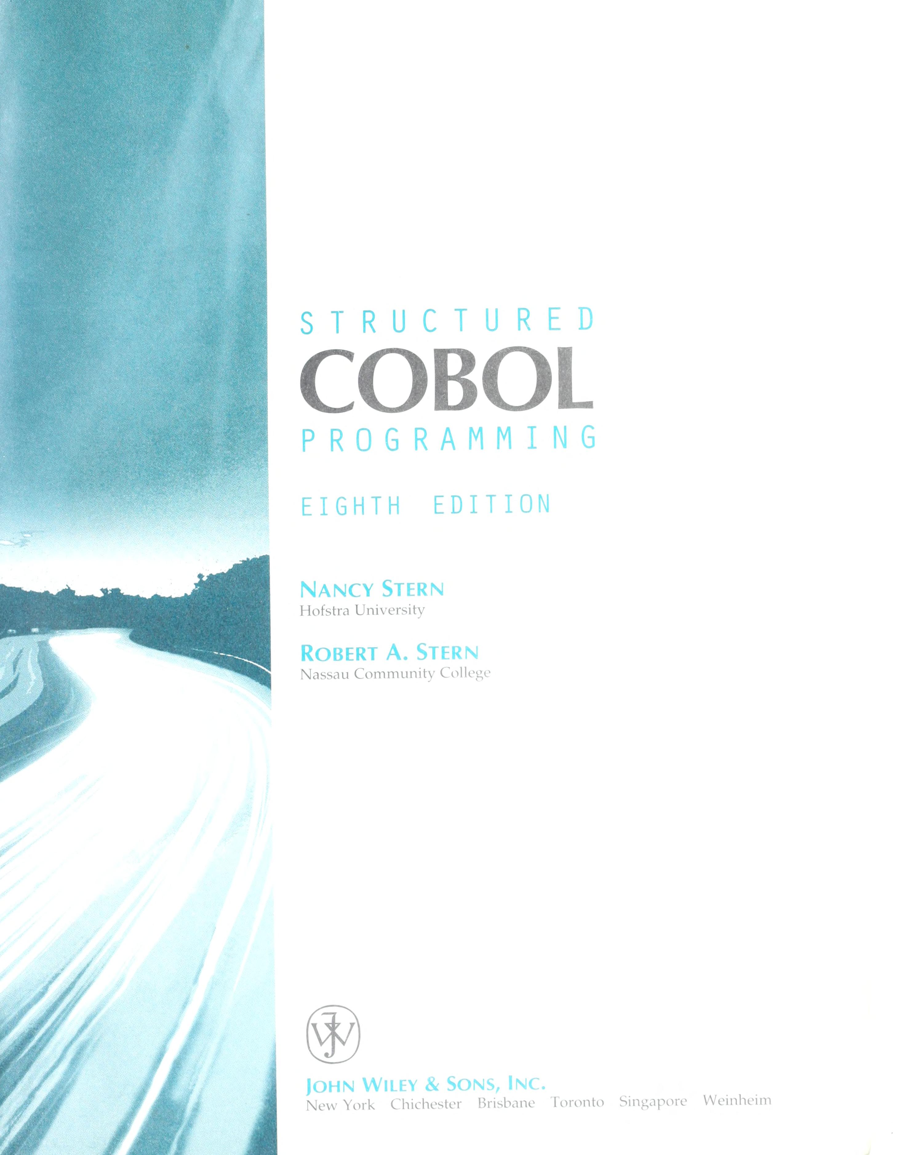 Structured Cobol Programming