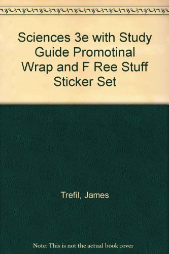 Sciences 3e With Study Guide Promotinal Wrap And F Ree Stuff Sticker Set