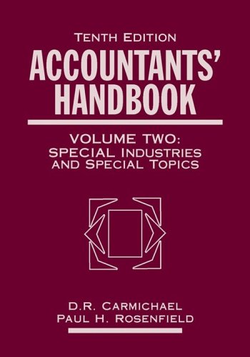 Accountants' Handbook, Financial Accounting and General Topics, Vol. 2