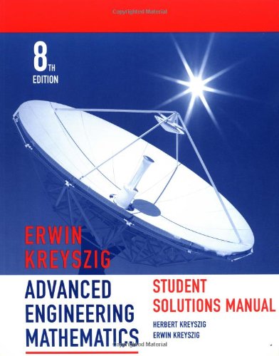 Advanced Engineering Mathematics, Student Solutions Manual