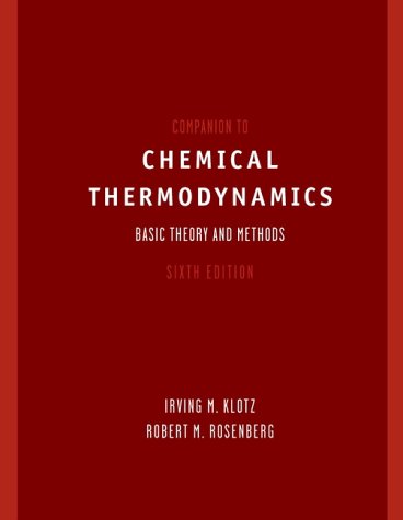Companion to Chemical Thermodynamics 6th Edition