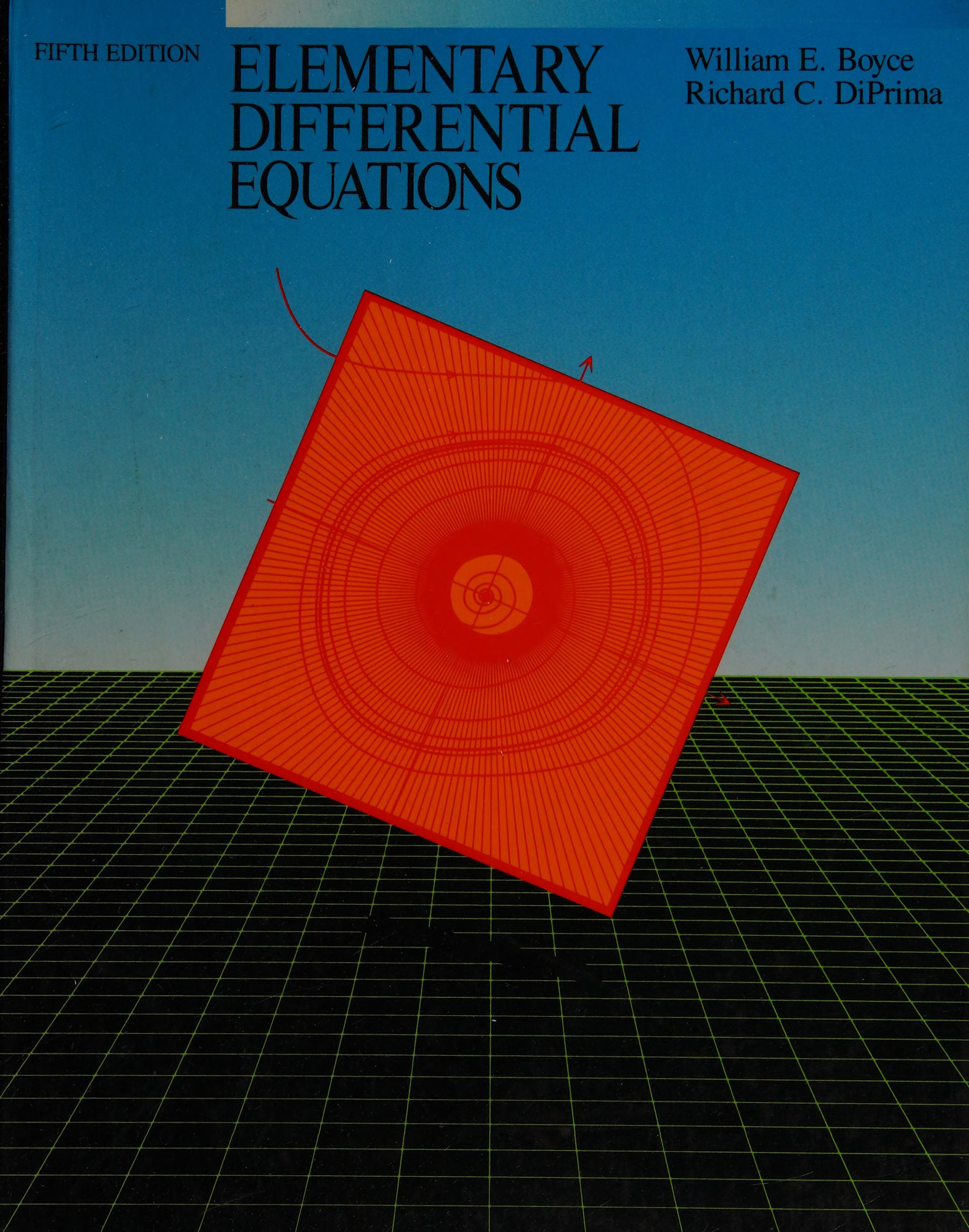 Elementary Differential Equations