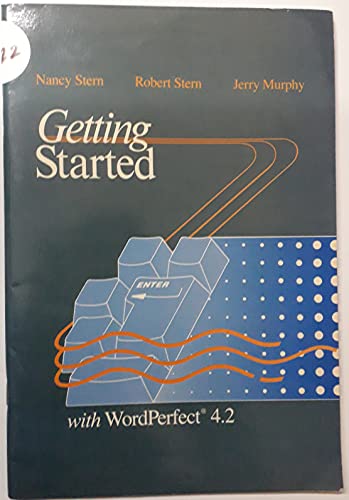 Getting Started With WordPerfect 4.2