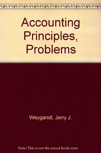 Accounting Principles, Problems