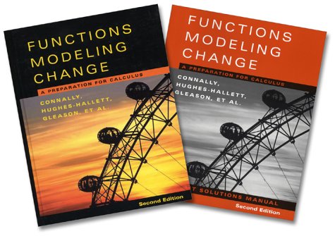 Functions Modeling Change, Textbook and Student Solutions