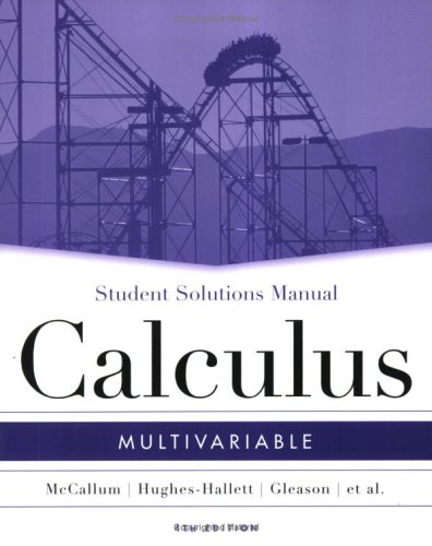 Multivariable Calculus, SSM