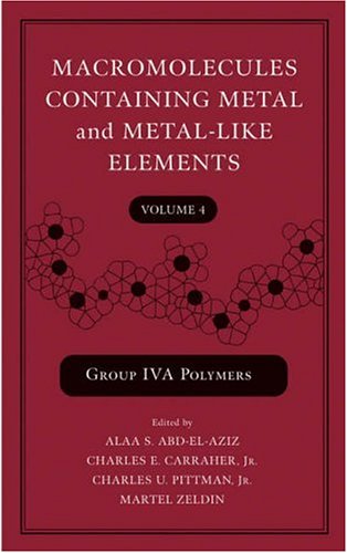 Macromolecules Containing Metal And Metal-Like Elements, Group IVA Polymers