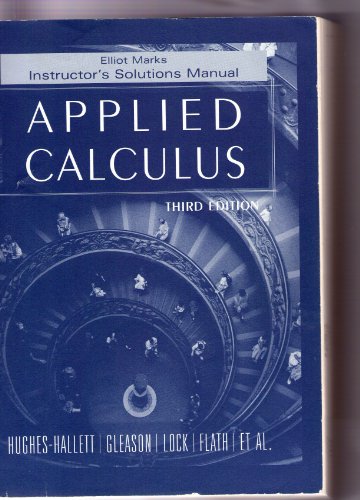 Applied Calculus