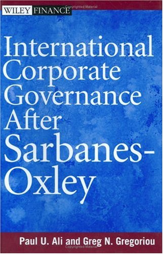 International corporate governance after Sarbanes Oxley