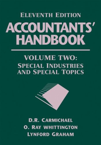 Accountants' Handbook, Volume 2