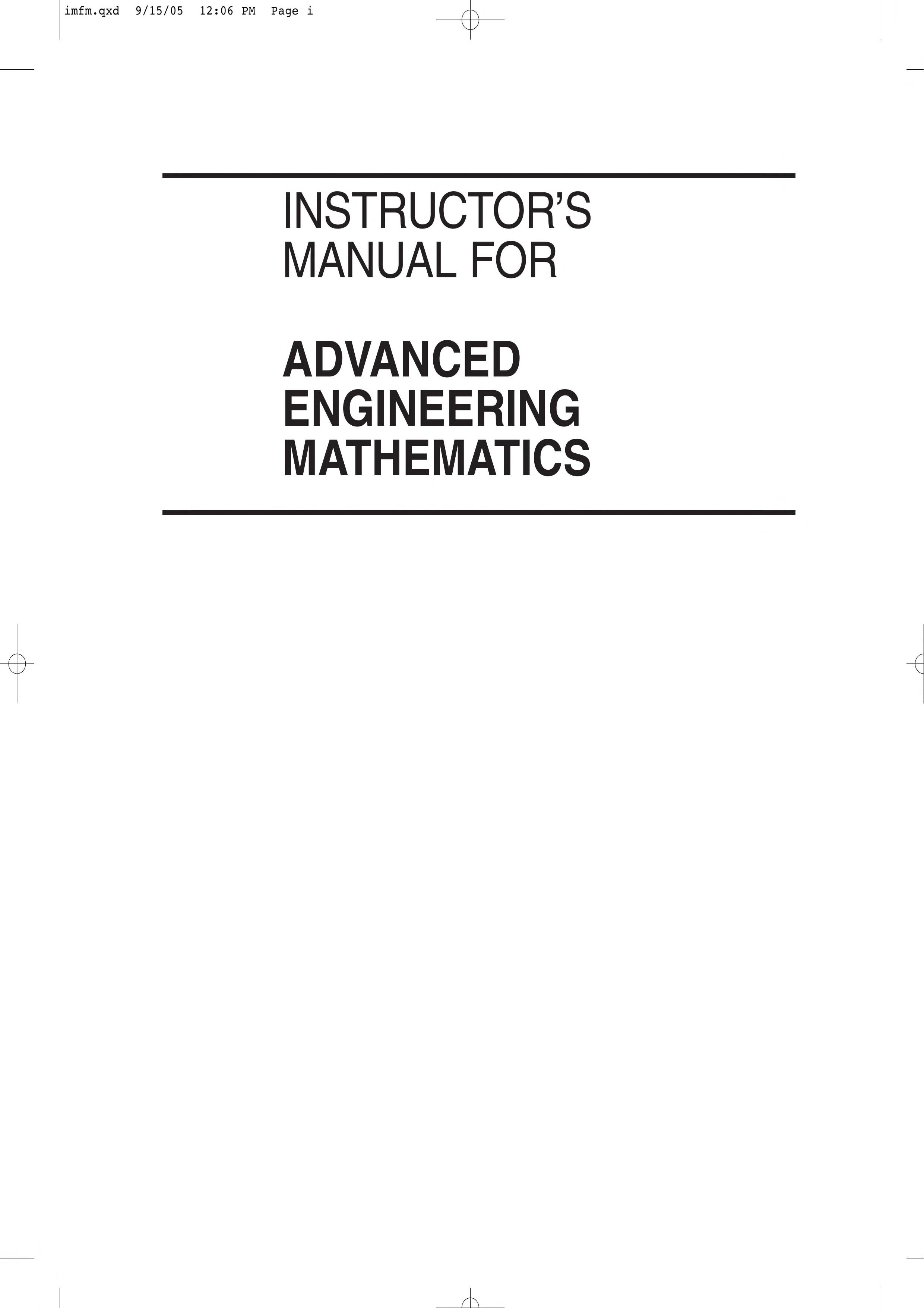 Advanced Engineering Math 9th Edition with Mathematica Computer Manual 9th Edition Set