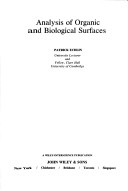 Analysis Of Organic And Biological Surfaces