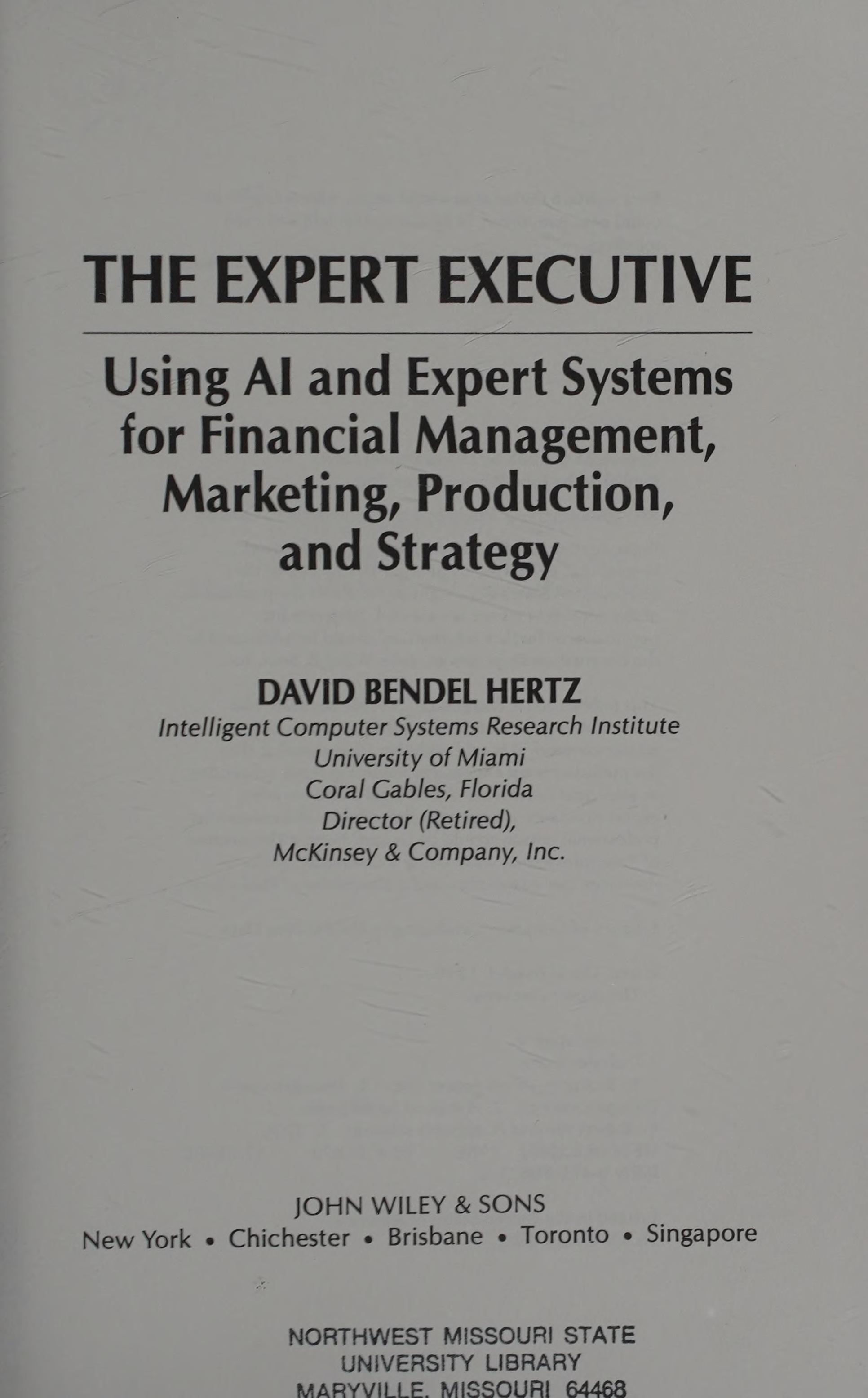 The expert executive