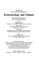 Ecotoxicology And Climate: With Special Reference To Hot And Cold Climates