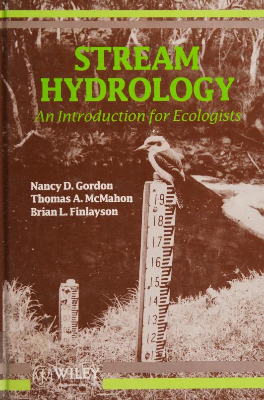 Stream Hydrology: An Introduction For Ecologists