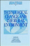 Technological Change And The Rural Enviornment