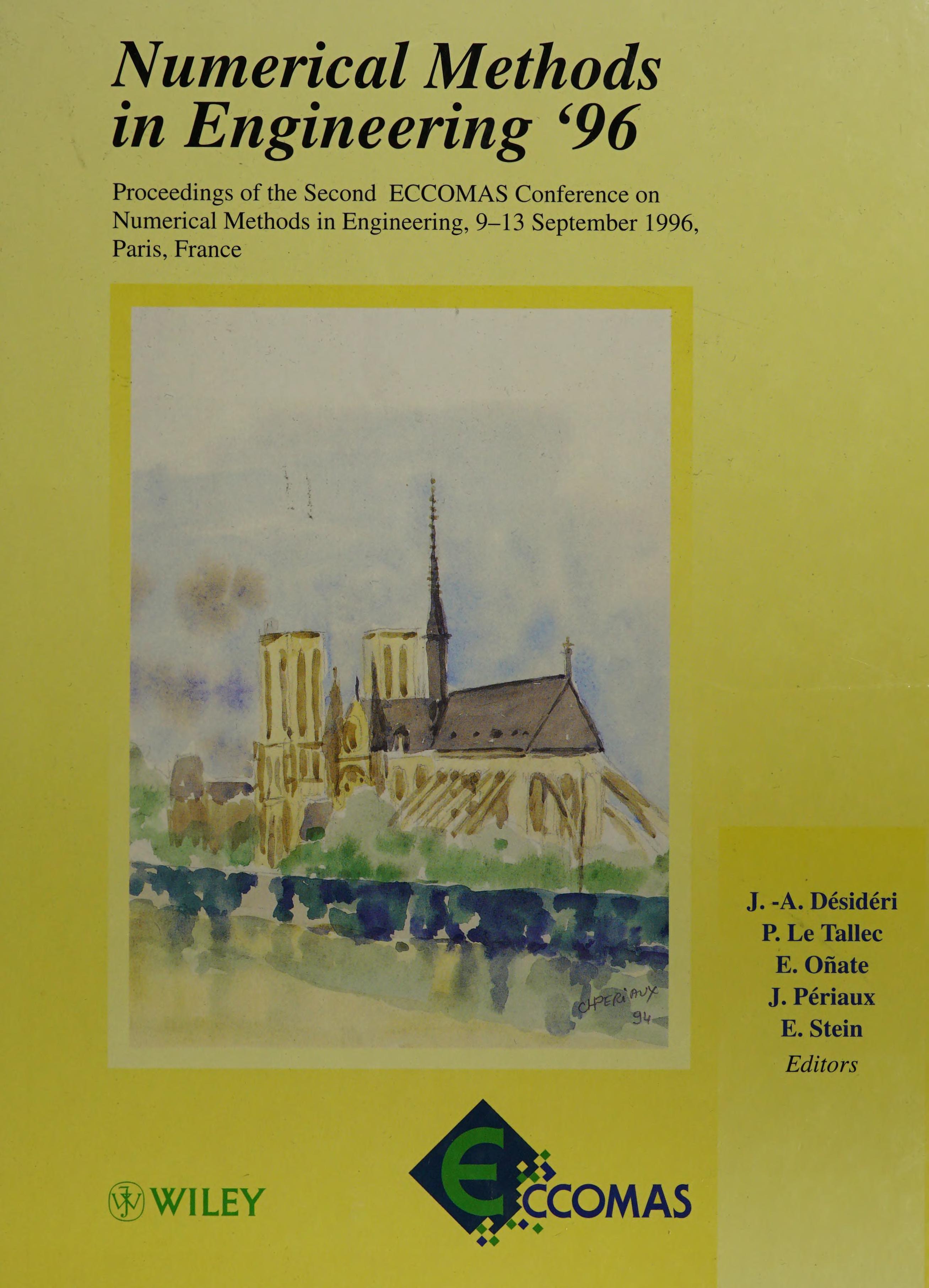Eccomas '96, Numerical Methods In Engineering '96