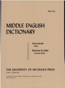 Middle English Dictionary