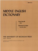 Middle English Dictionary