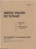 Middle English Dictionary