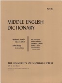 Middle English Dictionary