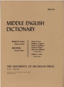 Middle English Dictionary