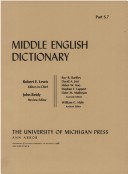 Middle English Dictionary Format