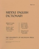 Middle English Dictionary