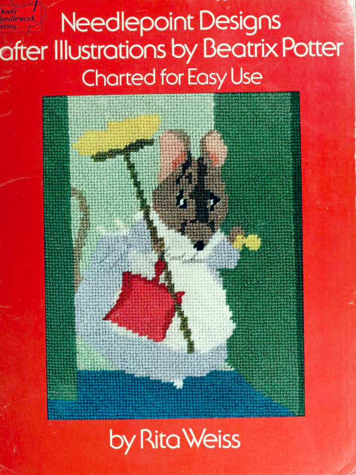 Needlepoint designs after illustrations by Beatrix Potter