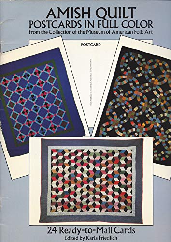 Amish Quilt Postcards in Full Color